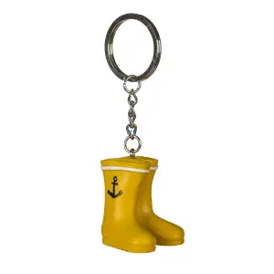 Llavero botas amarillas con ancla