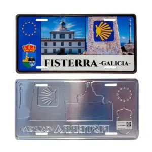 Matrícula FISTERRA con relieve