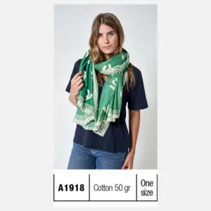 Fular Algas Verde