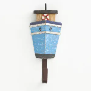 Perchero barco pesquero de madera