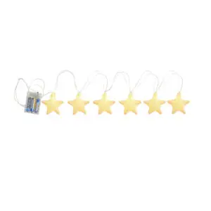 Guirnalda de farolillos con estrellas en resina
