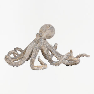 Pulpo de resina con acabado realista