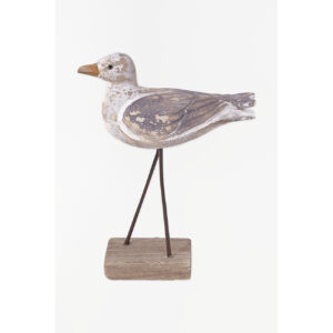 Pájaro de madera con base