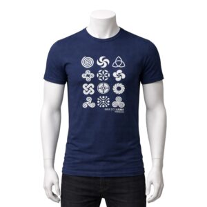 Camiseta GalicianArt Trísceles Azul
