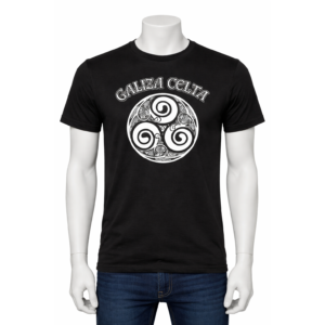 Camiseta Trisquel Galiza Celta Negra