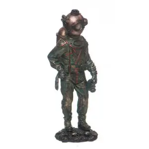 Figura de buzo en poliresina