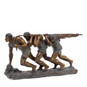 Escultura en poliresina - Pescadores