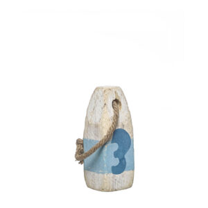 Boya náutica de madera decorativa