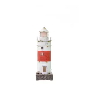 Faro LED en madera y metal