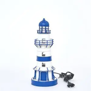 FARO DE METAL, H: 32 cm