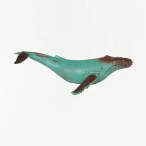 Ballena decorativa de resina