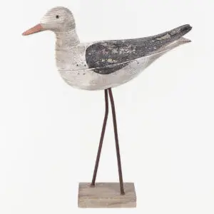 Gaviota de madera con base