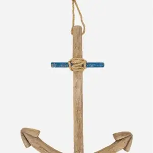 Ancla de Madera Decorativa 40 cm