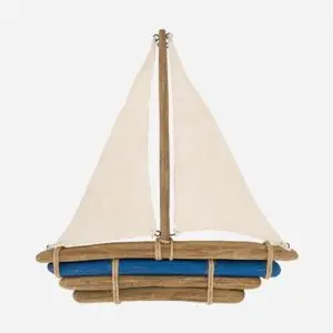 Barco de madera para pared