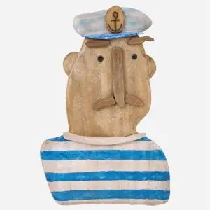 Figura Marinero de Madera 30 cm