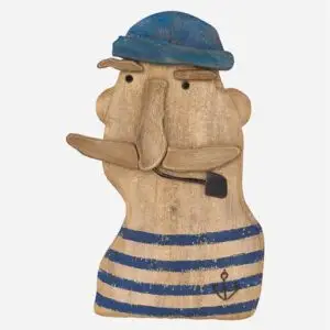 Figura Marinero de Madera 35 cm