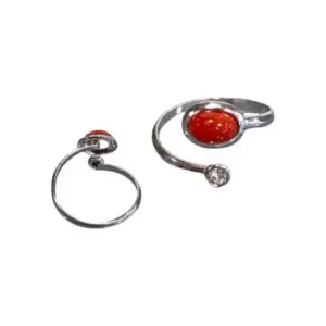 ANILLO MEDITERRANEO CABUJON CIRCONITA PLATA