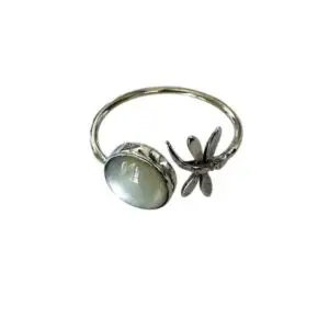 ANILLO PLATA LIBEDULA MOP